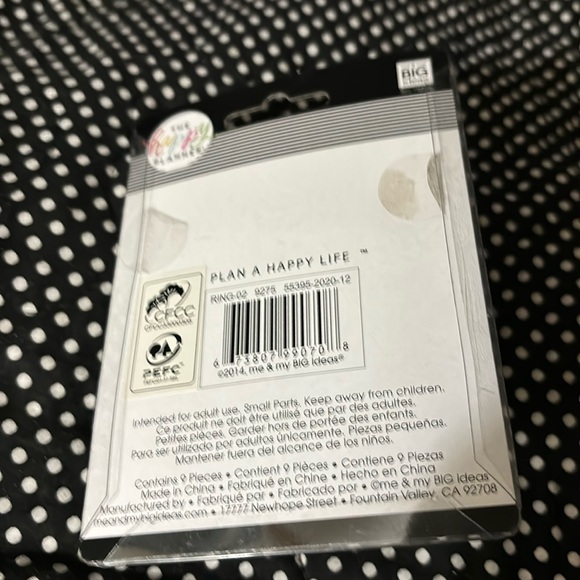 The Happy Planner Gold Expander Heart Discs for planners - Picture 2 of 3